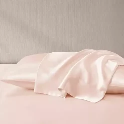 Blush Satin Standard 2-pc. Pillow Case Set