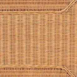 Bohemian Braided Rattan Coffee Table