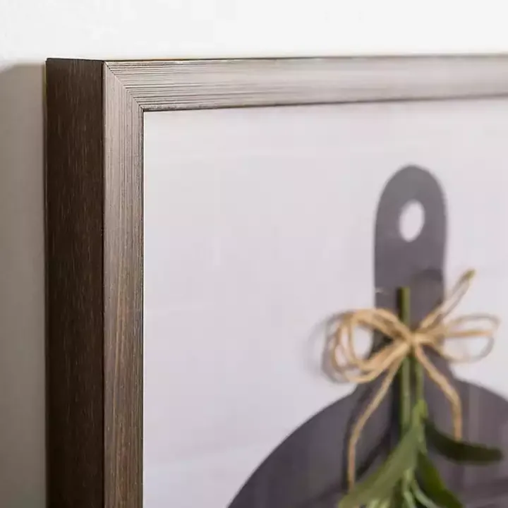 Bon Appetit Cutting Board Shadowbox Wall Plaque