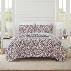 Bright Blossom 3-pc. Full/Queen Quilt Set