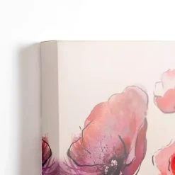 Bright Red Poppies Canvas Art Print