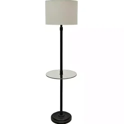 Bronze Madison Tray Table Floor Lamp