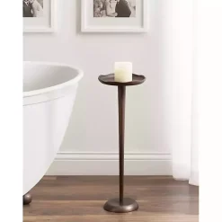 Bronze Metal Alicia Accent Table