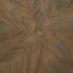 Brown and Black Wooden Hemlock Accent Table