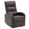 Brown Faux Leather Dormi Recliner