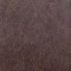 Brown Faux Leather Highback Counter Stool