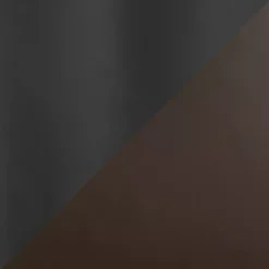 Brown Faux Leather Stackable Bar Stools, Set of 2