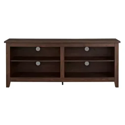 Brown Wood TV Stand, 58 in.