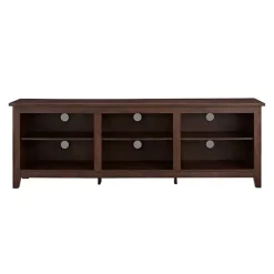Brown Wood TV Stand, 70 in.