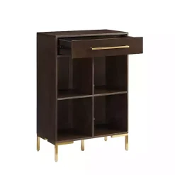 Cadence Gold Record Storage Bookcase