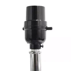 Caramel Faux Leather Charging Table Lamp