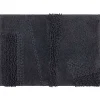 Charcoal Asymmetrical Cotton Bath Mat