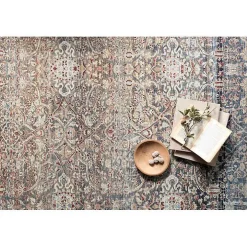 Chris Loves Julia x Loloi Jules Dark Blue Rug, 7x9