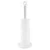 Chrome and White Marble Toilet Paper Holder