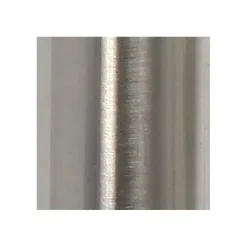 Clear Glass and Nickel Cylindrical Table Lamp