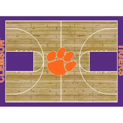 Clemson University Courtside Area Rug, 4x6
