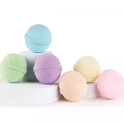 Colorful Assorted Bath Bombs, Set of 6
