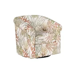 Colorful Ocean Bonnie Swivel Accent Chair