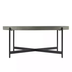 Concrete Round Tray Top Coffee Table