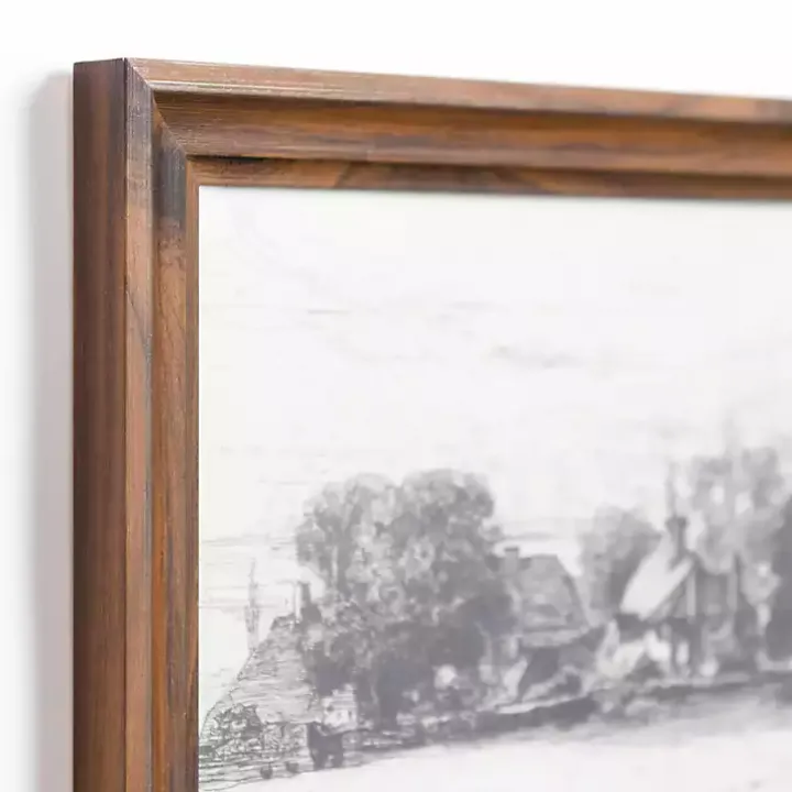 Cottage Behind Horsley House Framed Art Print