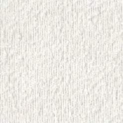 Cream Boucle Round Upholstered Ottoman