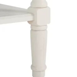 Cream Carved 2-Drawer Console Table