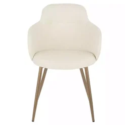 Cream Modern Accent Chairs, Set of 2