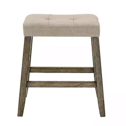 Cream Upholstered Chandler Counter Stools, Set of
