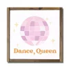 Dance, Queen Disco Ball Framed Wall Plaque