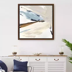 Dancing Wind I Framed Canvas Art Print