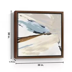 Dancing Wind I Framed Canvas Art Print