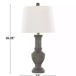 Dark Gray Chateau Table Lamps, Set of 2