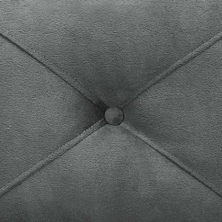 Dark Gray Kelly Microfiber Rolled Armchair
