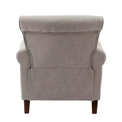 Dark Gray Miriam Nailhead Trim Armchair