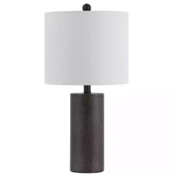 Dark Gray Textured Nori Table Lamp