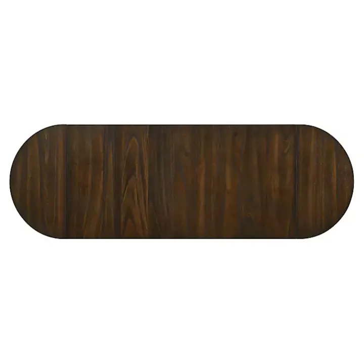 Dark Walnut & White Wood Ema Counter Height Table