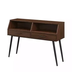 Dark Walnut 2-Drawer Henry Console Table