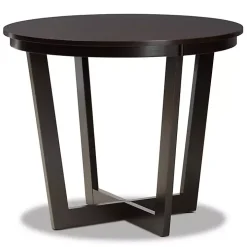Dark Wooden Interlocked Base 5-pc. Dining Set