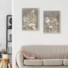 Delicate Bunch 2-pc. Framed Canvas Art Set