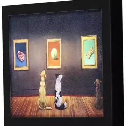 Dog Museum Framed Art Print