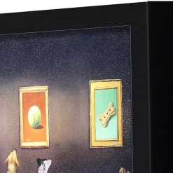 Dog Museum Framed Art Print