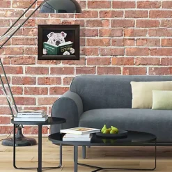Dog Reading Framed Art Print