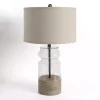 Driftwood and Glass Table Lamp