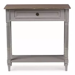 Edward Gray Mindi Wood Fluted Console Table