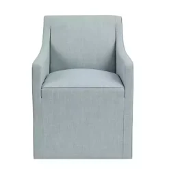 Elaine Blue Upholstered Skirted Dining Chair