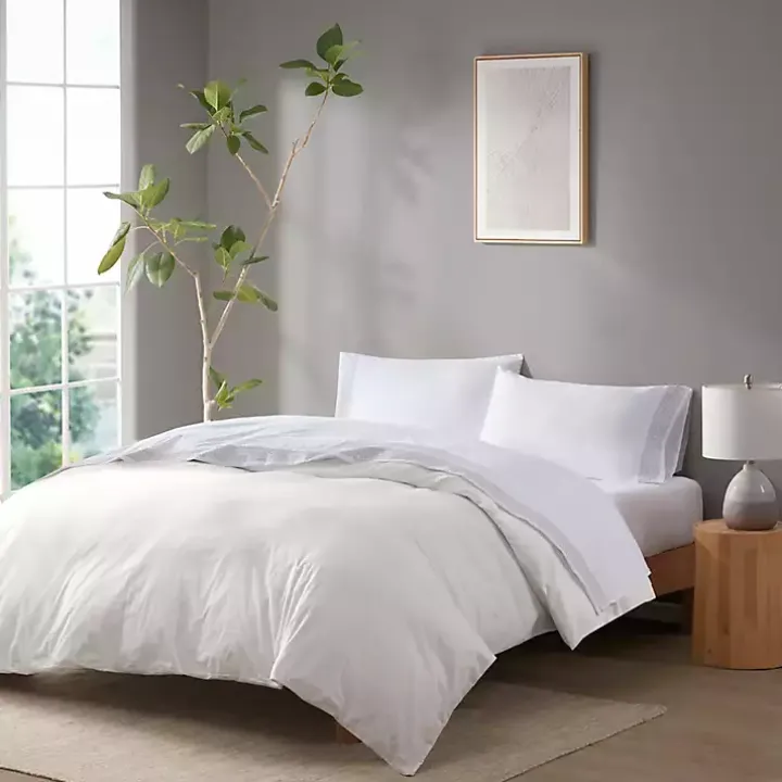 Elegant Geo Hem Microfiber 4-pc. Full Sheet Set