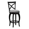 Ellendale Black Swivel Counter Stool