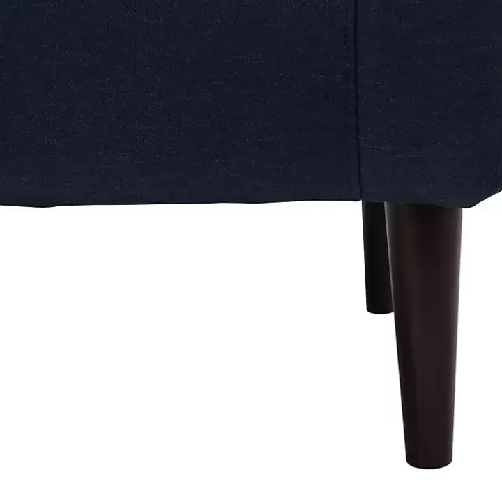 Emma Navy Upholstered Accent Chair