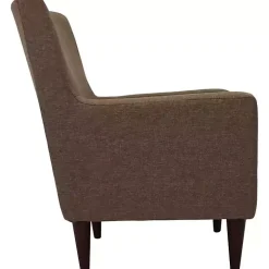 Emma Pecan Upholstered Accent Chair