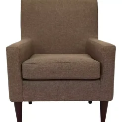 Emma Pecan Upholstered Accent Chair